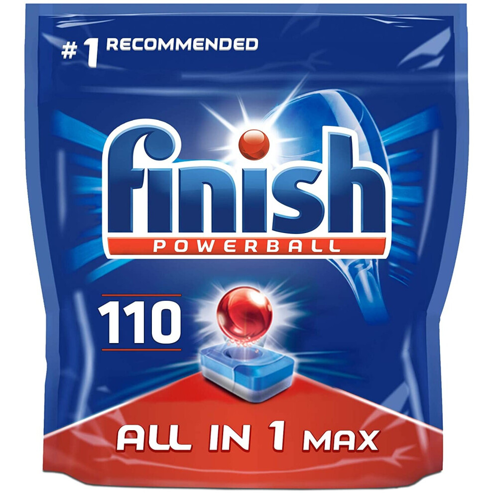 Finish All-in-One Max Dishwasher Tablets, ORIGINAL, 110 Tablets