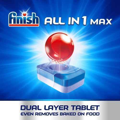 Finish AllinOne Max Dishwasher Tablets, ORIGINAL, 110 Tablets on OnBuy
