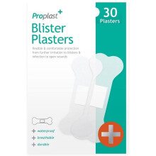 ProPlast Flexible, Breathable & Comfortable Blister Plasters - Pack of 30
