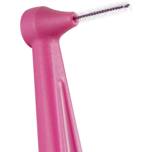 Tepe Tepe Angled 0.4mm Pink Interdental Brushes - Pack of 6 2