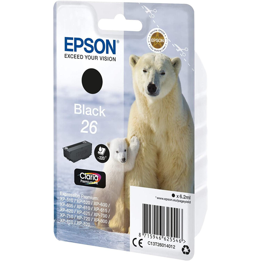 EPSON Polar Bear Ink Cartridge for Epson Expression Premium Series - Black