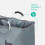 LIVIVO 2 COMPARTMENT LAUNDRY HAMPER CLOTHES WASHING STORAGE BASKET DARK LIGHTS FOLDABLE 5