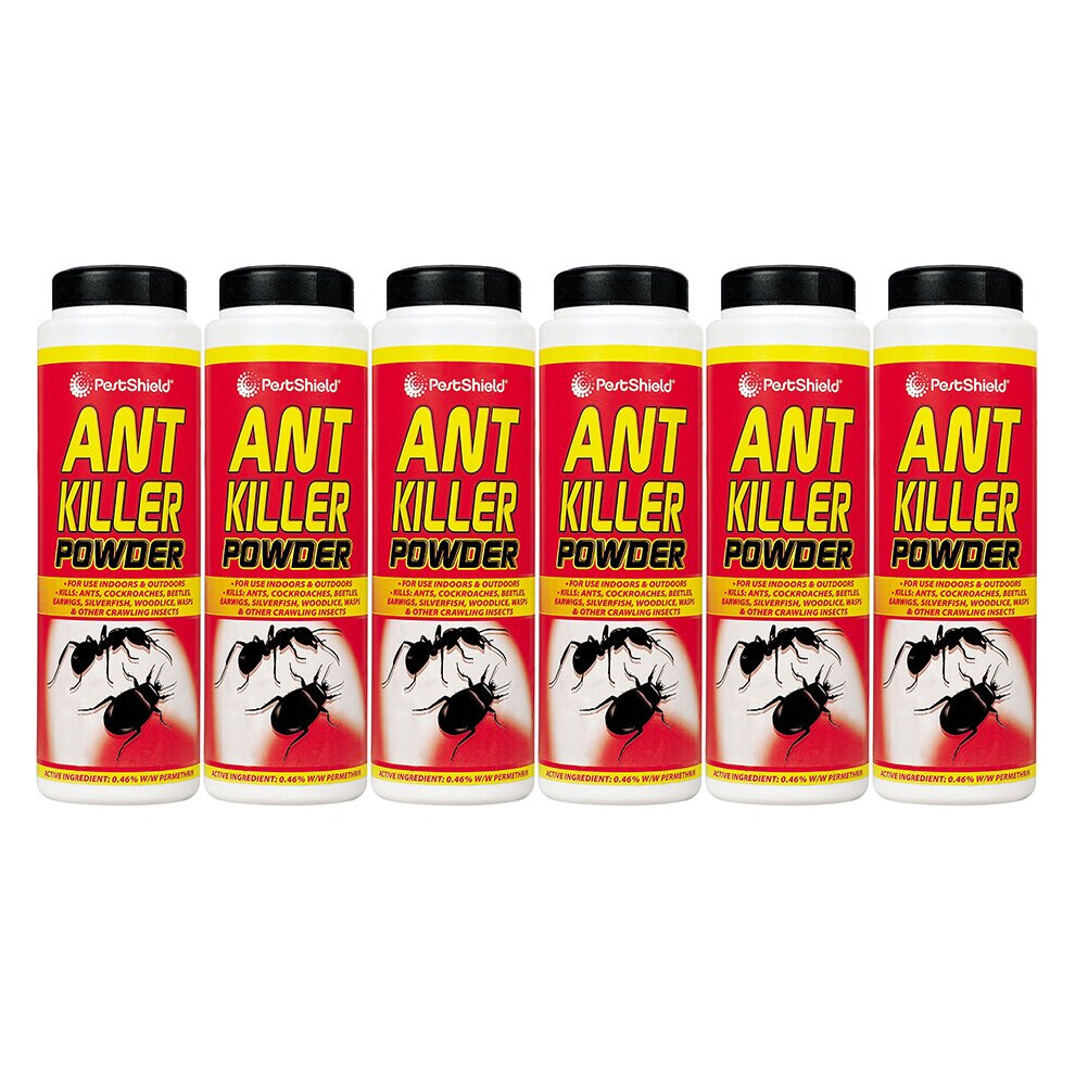 6x PestShield Ant Killer Powder Indoor Outdoor Cockroach Beetle Insects Woodlice