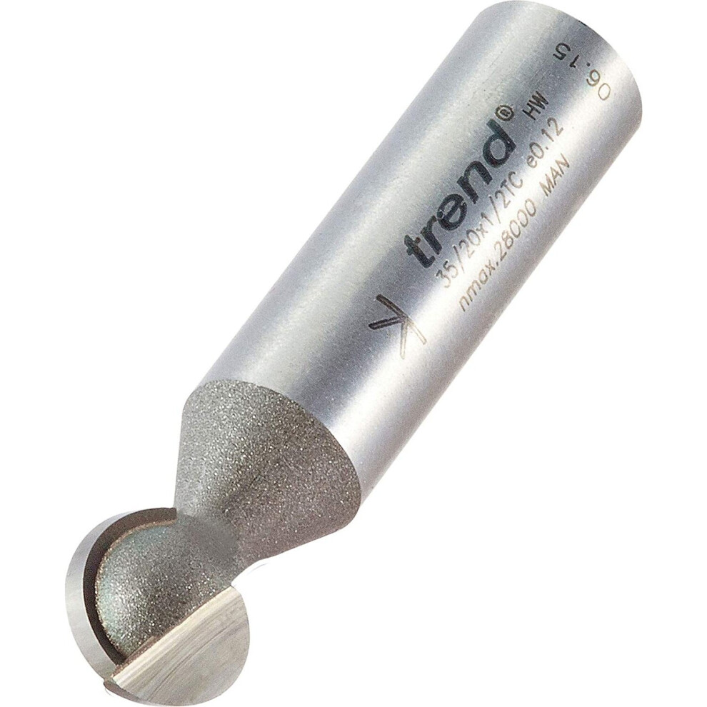 Trend 35/20X1/2TC Ball Groover Cutter, Silver