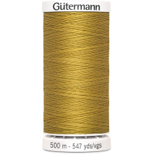 Gutermann Sew All Polyester Thread, 500mtr, Jeans Gold (0968), 5.5 x 3 x 3 cm