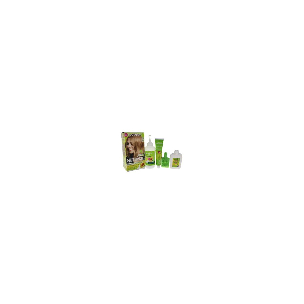 Photos - Hair Dye Garnier Nutrisse Nourishing Color Creme # 80 Medium Natural Blonde by for Unisex - 1 Application Hair Color U-HC-4309