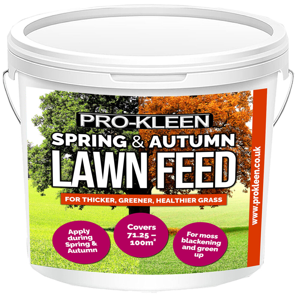 Pro-Kleen (1 X 2.5Kg) Spring And Autumn Lawn Feed