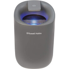 Russell Hobbs RHDH1061G 600ml Grey Dehumidifier with Auto Defrost for Home, Kitchen, Basement, Garage, Caravan, Bathroom, Lightweight, 15m2 Room Size,
