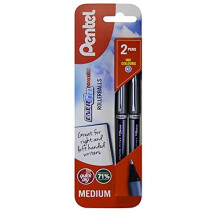 Pentel 0.7 mm"EnerGel Plus" Blue Ink Pen (Pack of 2)