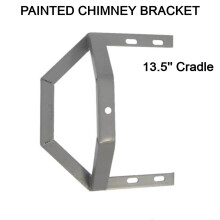 13.5" inch Painted Chimney Mitre Cradle Mounting Bracket Superior Powder Coated