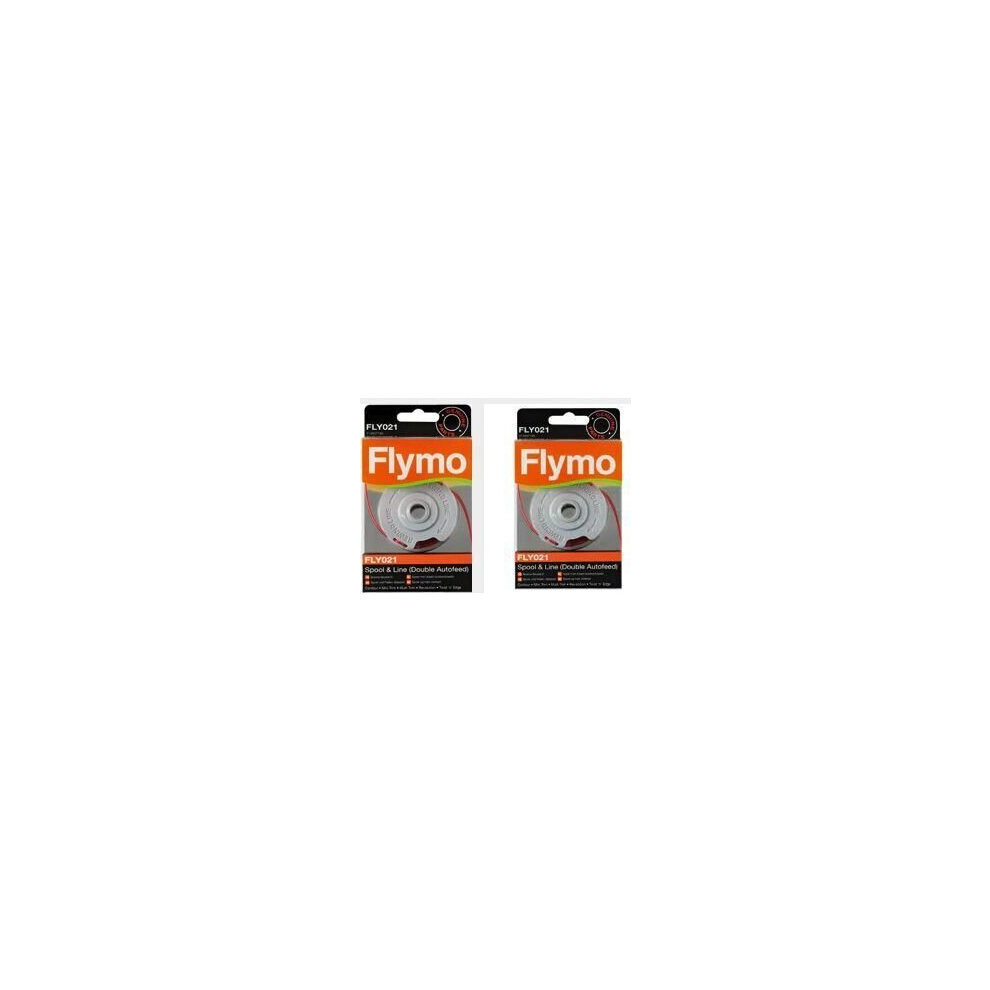 Flymo Two Genuine Strimmer Double Autofeed & Line Fly021