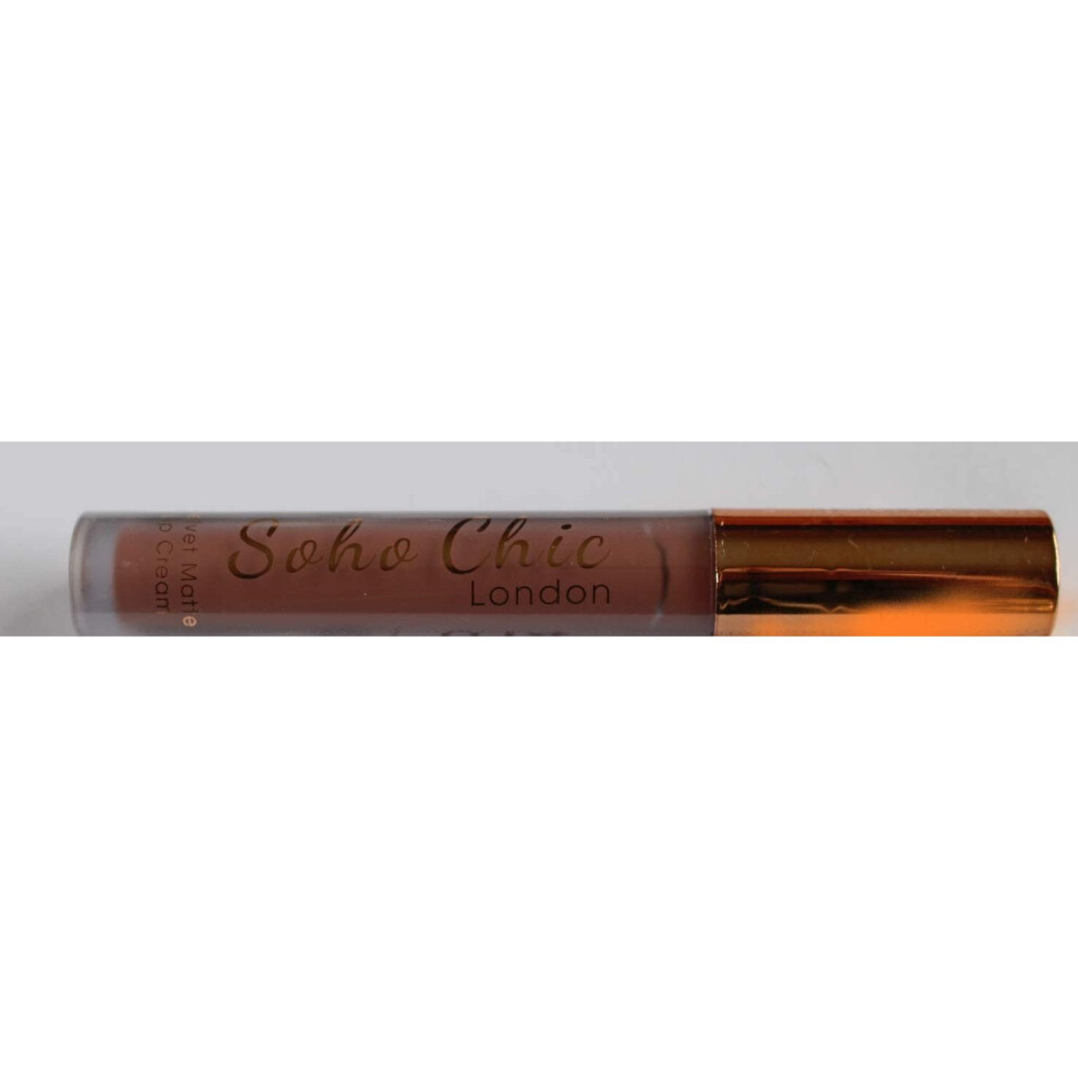 Soho Chic London Velvet Matte Lip Cream 1x3ml (#014 - Naturelle)-image-OPC-P8YZBNV-NEW