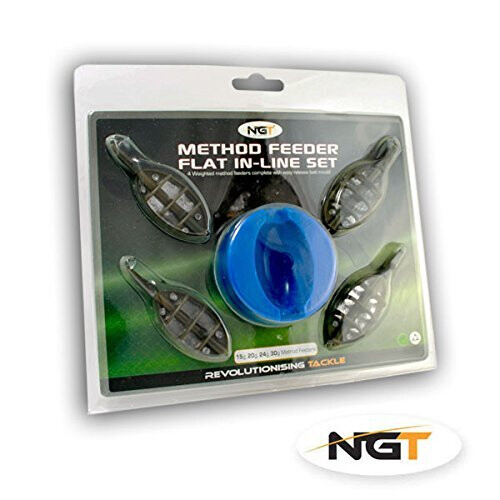 NGT NGT Method Feeder Flat In Line Set + Soft Mould