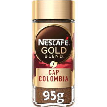 Nescafe Gold Blend Cap Colombia Instant Coffee 95g (Pack of 6)
