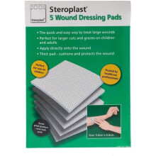 Steroplast Wound Care Dressing Pads x 1