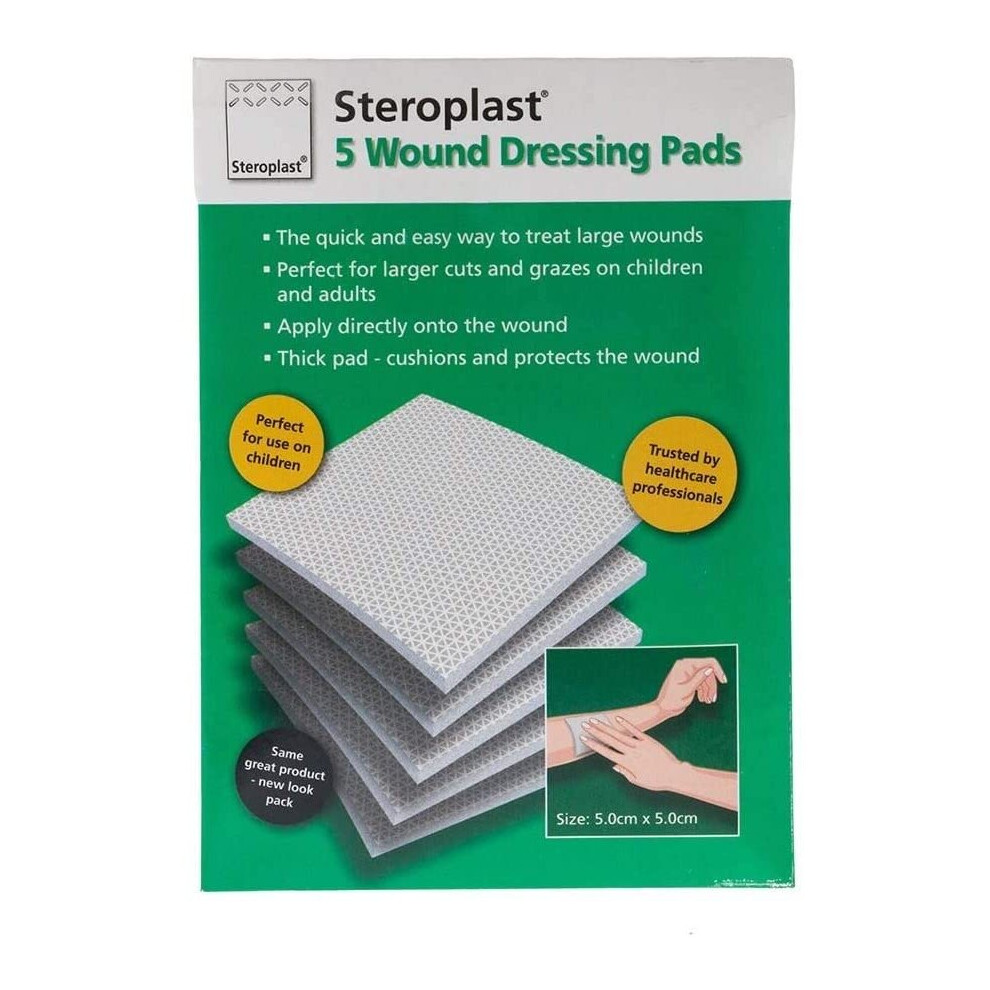 Steroplast Wound Care Dressing Pads x 1