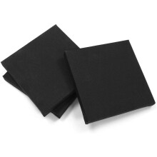 Artist Black Blank Stretched Square Canvas Box 6" x 6" 150mm Painting Tool