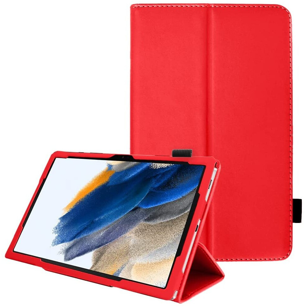 TECHGEAR Leather Case for Samsung Galaxy Tab A8 10.5" (SM-X200 / SM-X205) Premium PU Leather Slim Folio Stand Smart Case Cover...