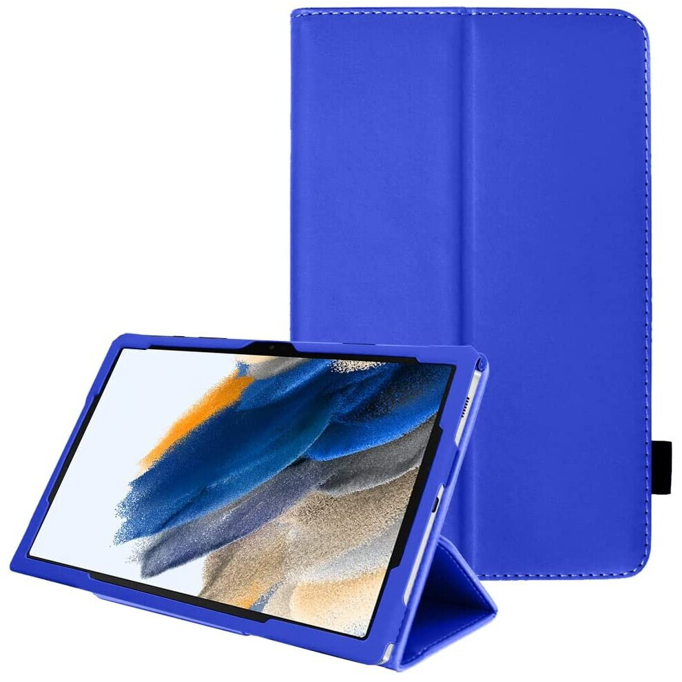Techgear Leather Case For Samsung Galaxy Tab A8 10.5" (Sm-X200 / Sm-X205) Premium Pu Leather Slim Folio Stand Smart Case Cover...