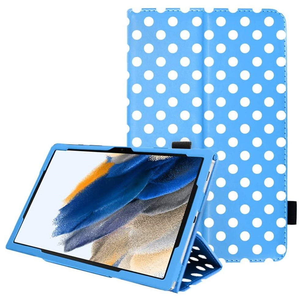 Techgear Leather Case For Samsung Galaxy Tab A8 10.5" (Sm-X200 / Sm-X205) Premium Pu Leather Slim Folio Stand Smart Case Cover...