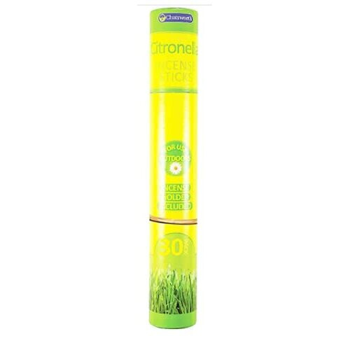 Chatsworth Εξωτερική Κήπος Citronella Μπαστούνια με θήκη - 30 Μπαστούνια