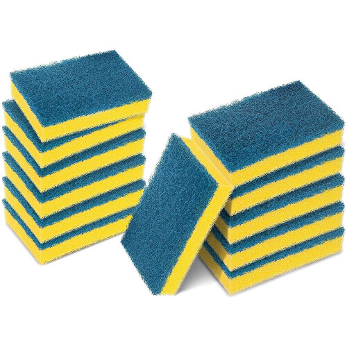 Scotch-Brite Delicate Non-Scratch Scrub Sponge, 12 pieces in pack