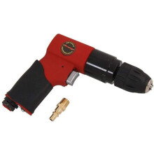 neilsen CT1086 3/8-Inch Keyless Reversible Air Drill, Red, 3/8_Inch