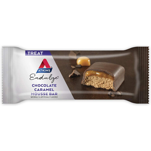 Chocolate Caramel Mousse Bar, 5 Bars, 1.2 oz (34 g) Per Bar 1