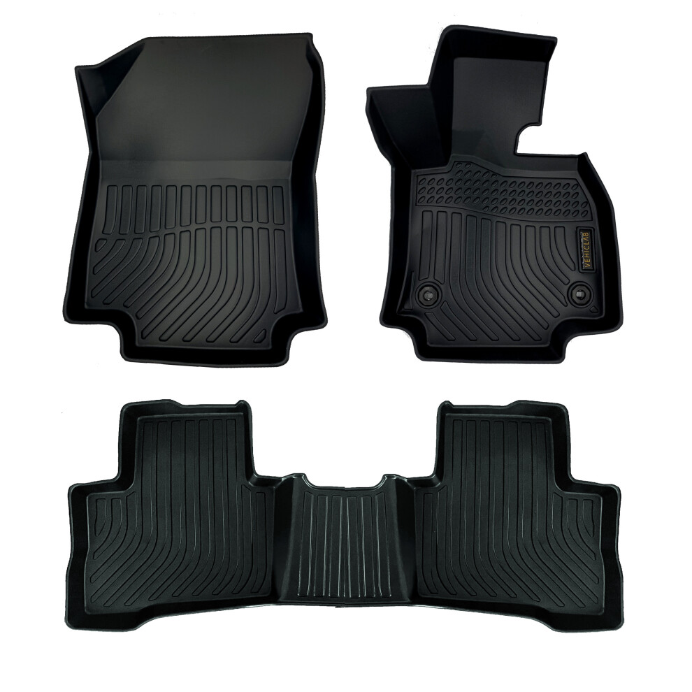 Toyota Rav4 Hybrid 2019+ 3D / 5D Moulded Tpe Rubber Car Mats 5044282572423