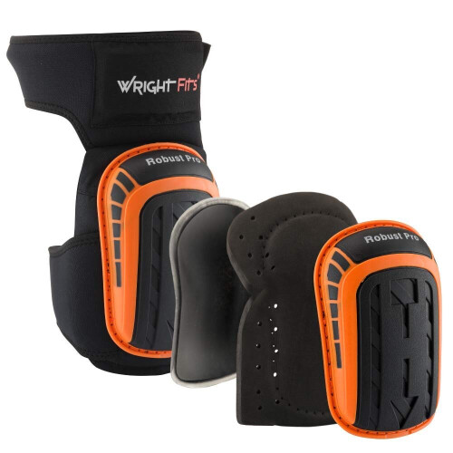 WrightFits Knee Pads for Work Heavy Duty Gel Cushion Pads 2