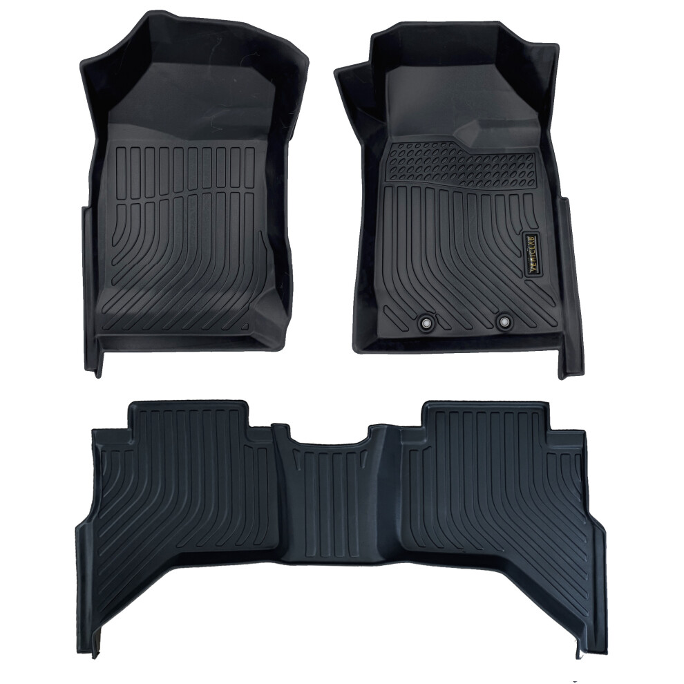 Isuzu D-Max 2011-2019 3D / 5D Moulded Tpe Rubber Car Mats 5044282571532