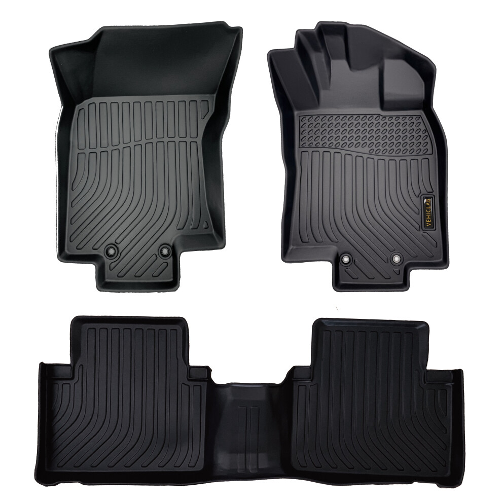 Nissan X-Trail 2014+3D / 5D Moulded Tpe Rubber Car Mats 5044282573284