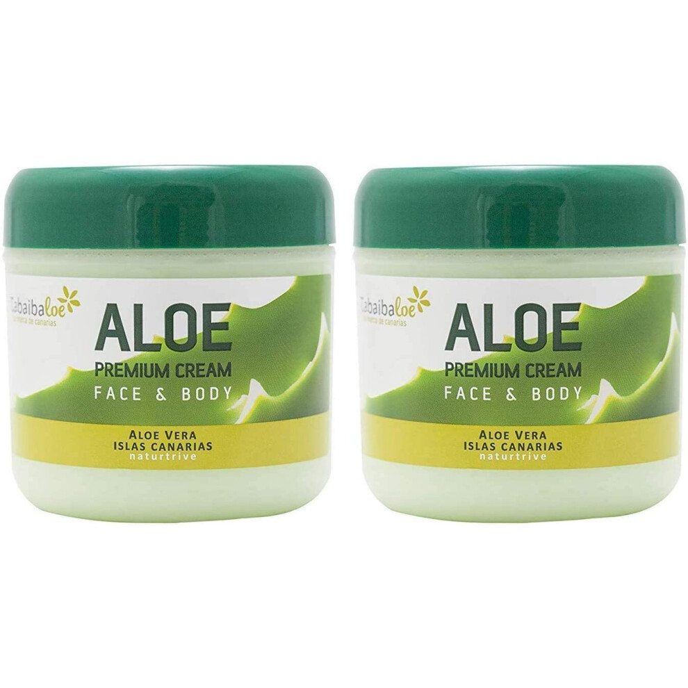 Tabaiba Body Tabaibaloe Premium Face And Body X 2 Units Ml, Aloe Vera, 600 Millilitre Cream