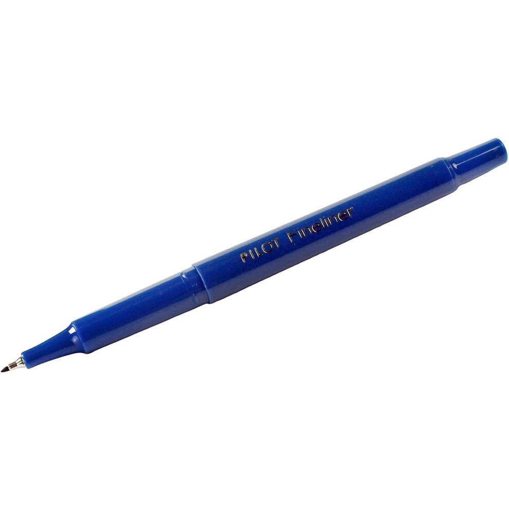 Pilot Fineliner 1.2 mm Tip - Blue, Box of 12