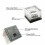 Ranpo Glass Ice Cube Solar Sensor Lights LED Night Lamp 7