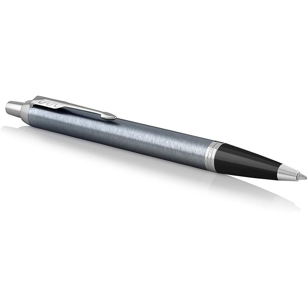 Parker IM Ballpoint Pen | Light Blue Grey | Medium Point Blue Ink | Gift Box