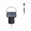 Solar Power Wind Spinner 30RPM Motor Indoor Outdoor Hanging Ornament 4
