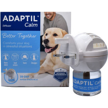 ADAPTIL Calm Home Diffuser for Dogs – Clinically Proven Comfort & Calming with 30-Day Refill (Pheromone-based, scentless)