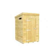 Pent Security Shed 5ft x 4ft Single Door Fast & Free 2-5 Nationwide Delivery