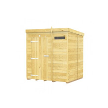 Pent Security Shed  5ft x 6ft Single Door Fast & Free 2-5 Nationwide Delivery