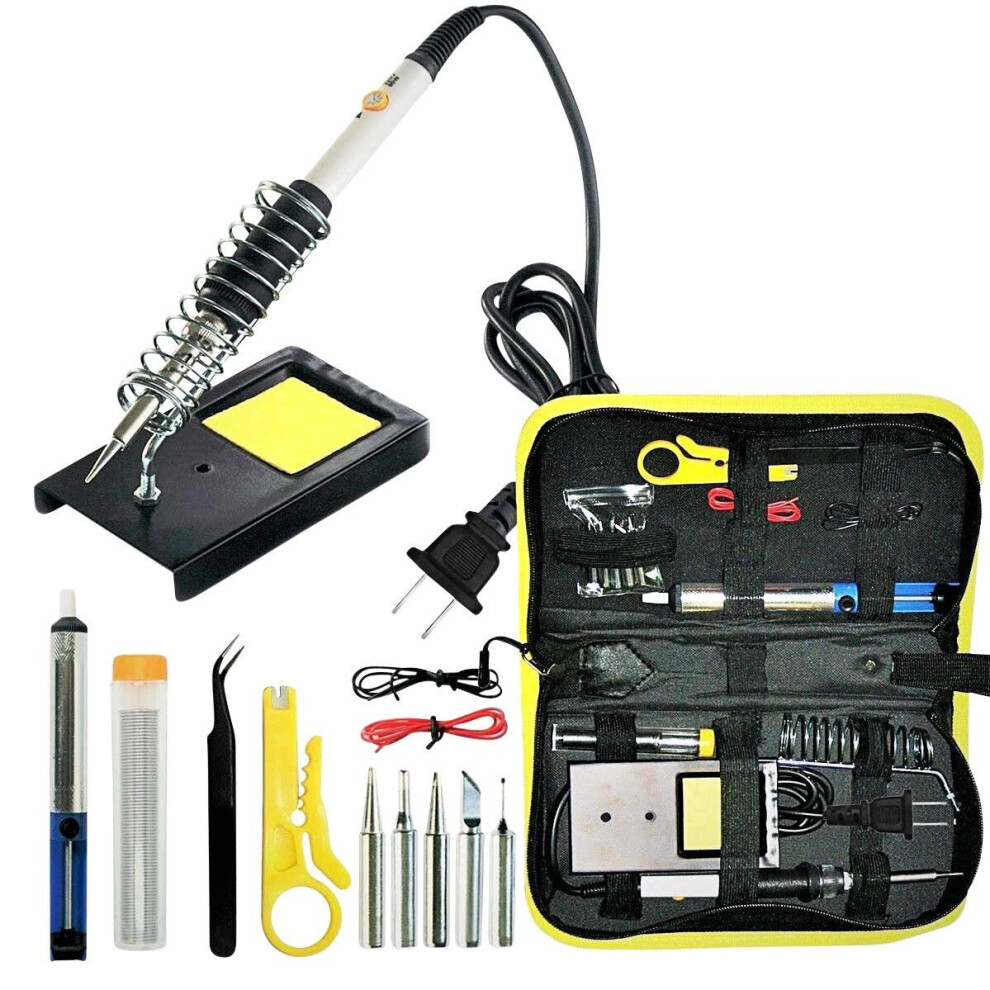 Electric Soldering Iron 60W 110V/220V With Lamp Factory Iron Kit 763170381217
