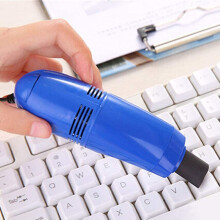 (Blue) Mini USB Vacuum Cleaner Keyboard Computer Cleaner