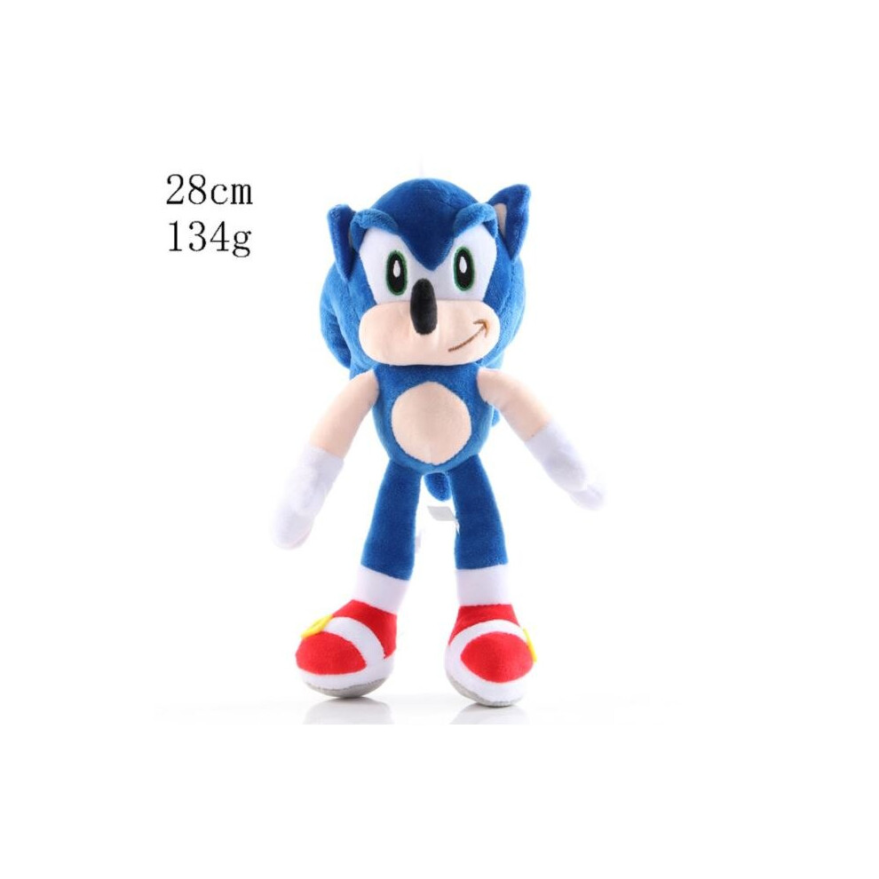 (Sonic, 8 inch) Sonic The Hedgehog Shadow Amy Rose Knuckle Tail Plush Toy Soft Stuffed Doll Kids Toys Gifts