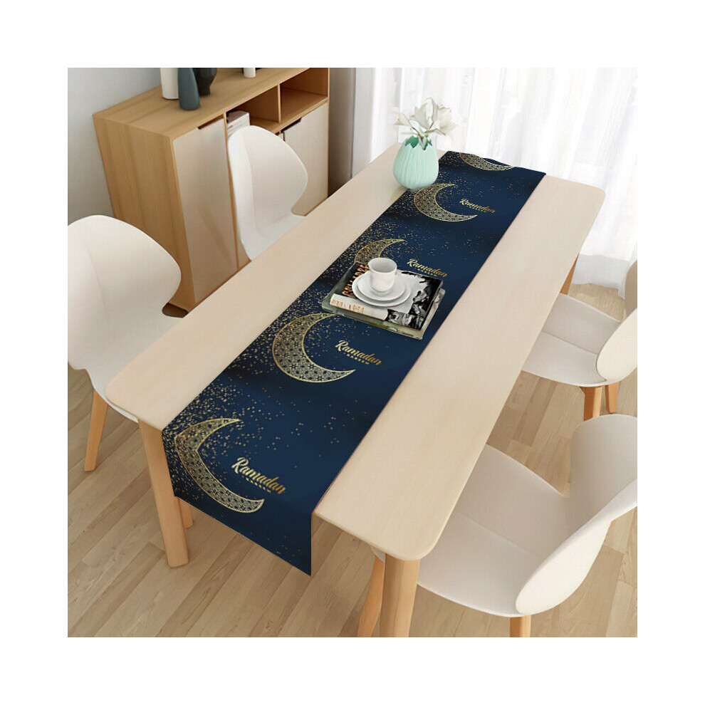 (7, 33*180cm) 2022 1pcs Muslim Tablecloth Ramadan Decorations for Home EID Mubarak Decors