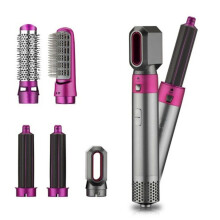 Rotating Hairdryer Hair Straightener Comb Curling Brush 5 In 1