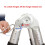 3.8M(1.9M+1.9M) A-frame Multi-Purpose Aluminium Telescopic Ladder 3