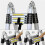 3.8M(1.9M+1.9M) A-frame Multi-Purpose Aluminium Telescopic Ladder 4