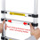 3.8M(1.9M+1.9M) A-frame Multi-Purpose Aluminium Telescopic Ladder 7