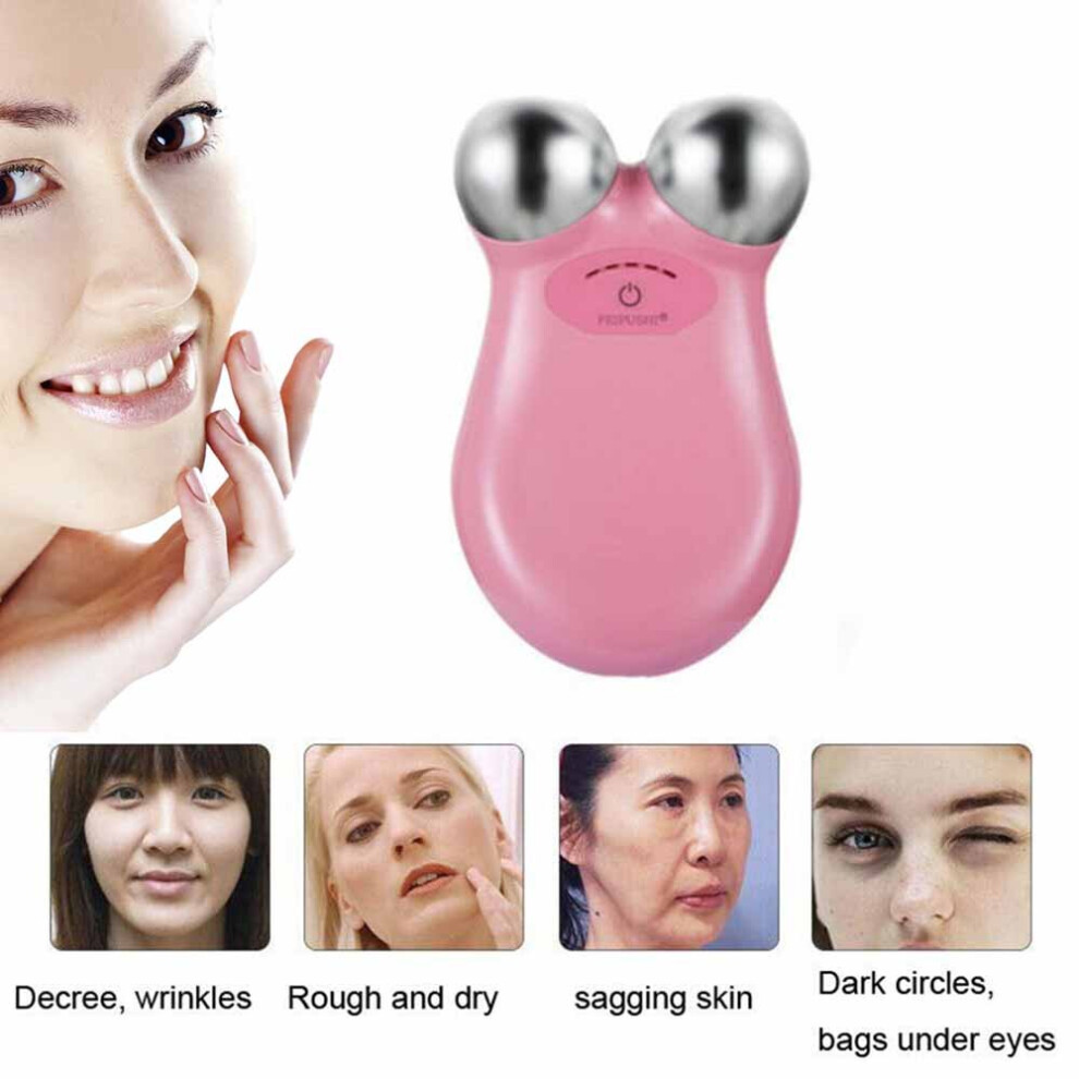 Microcurrent Face Lift Machine Skin Tightening Wrinkle Remover Massager Flow