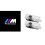 (M Performance Logo) 2x LED Car Door Logo Welcome Light Laser Projector Emblem Lamp 1